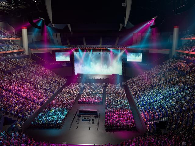 Bridgestone Arena - Section 201 Seat View Bridgestone Arena - Section 201 Seat View