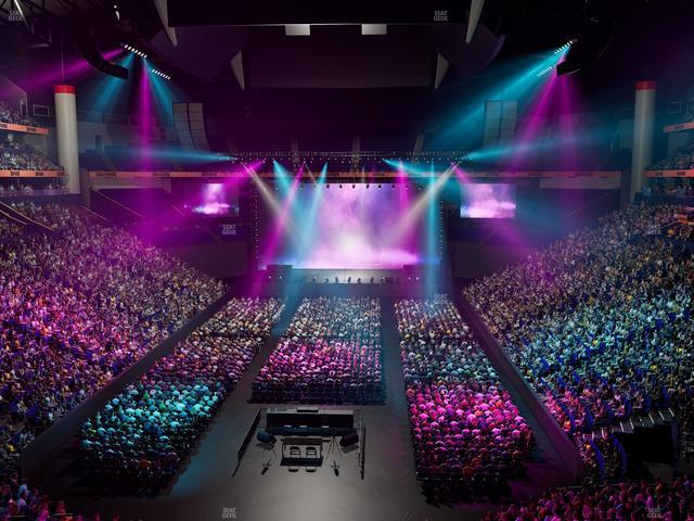 Bridgestone Arena - Section 201 Seat View