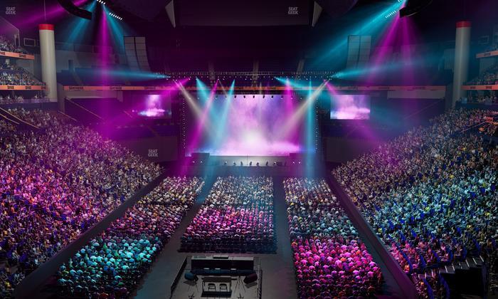 Bridgestone Arena - Section 201 Seat View