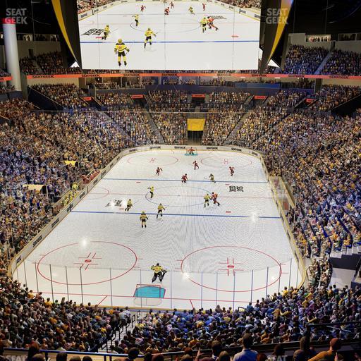 Bridgestone Arena - Section 201 Seat View