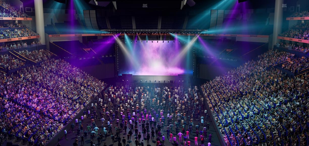 Bridgestone Arena - Section 201 Seat View