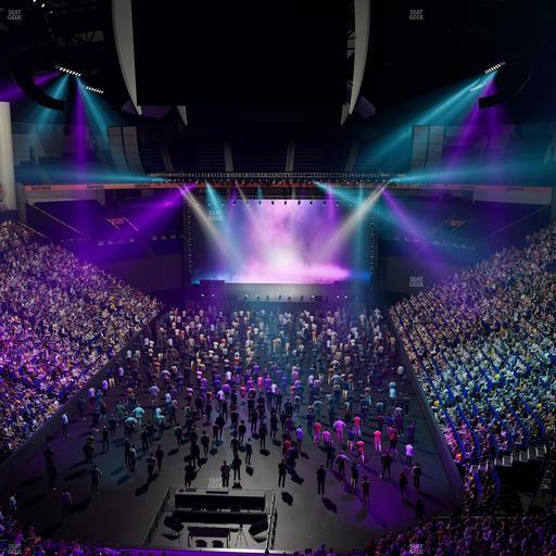 Bridgestone Arena - Section 201 Seat View