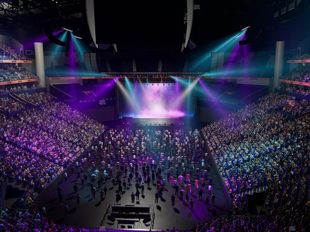 Bridgestone Arena - Section 201 Seat View Bridgestone Arena - Section 201 Seat View