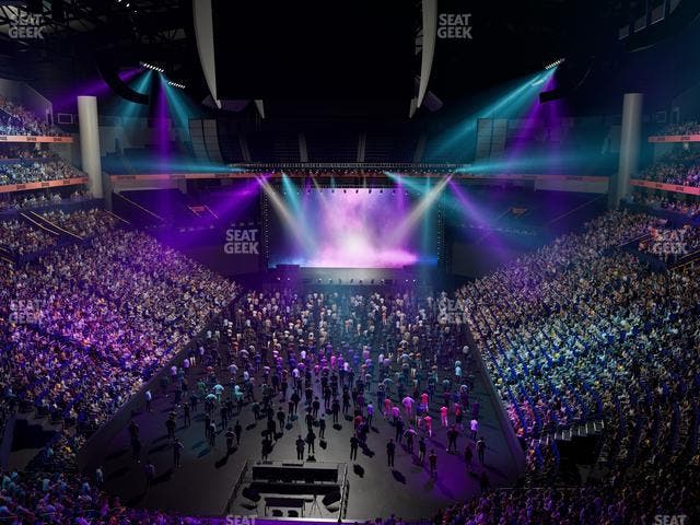 Bridgestone Arena - Section 201 Seat View