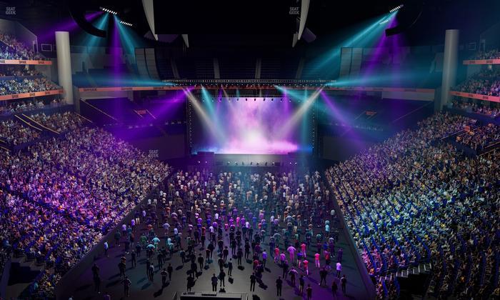 Bridgestone Arena - Section 201 Seat View