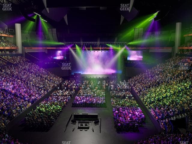 Bridgestone Arena - Section 201 Seat View