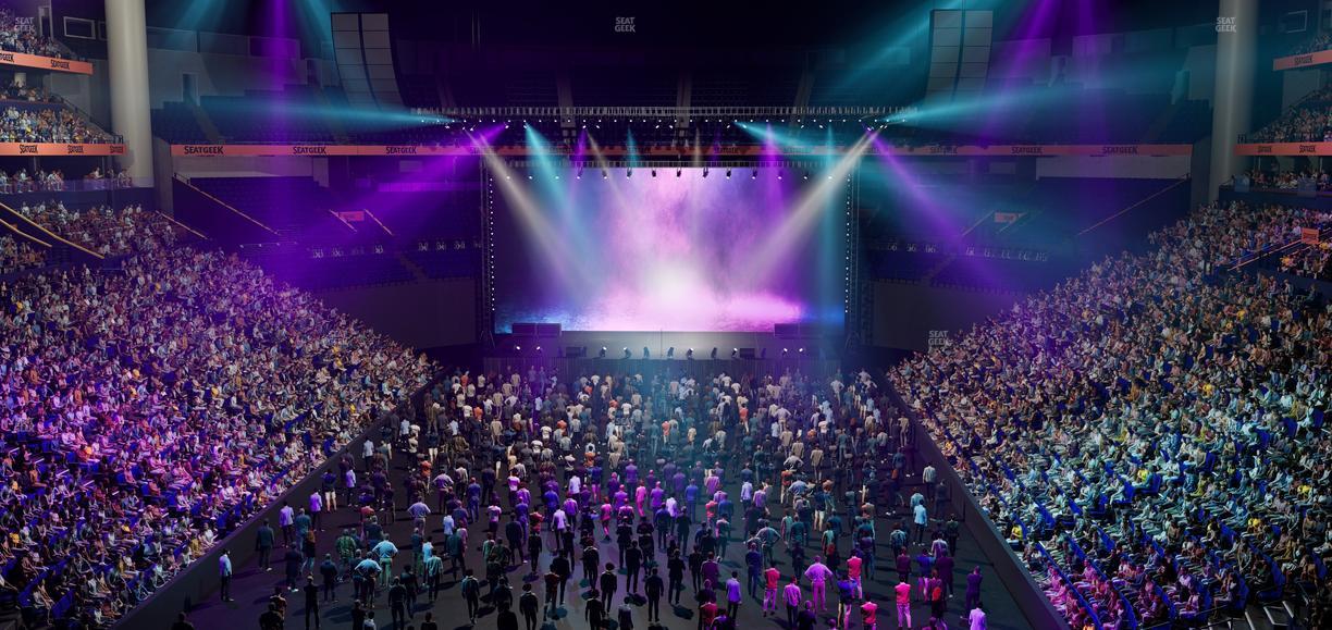 Bridgestone Arena - Section 201 Seat View