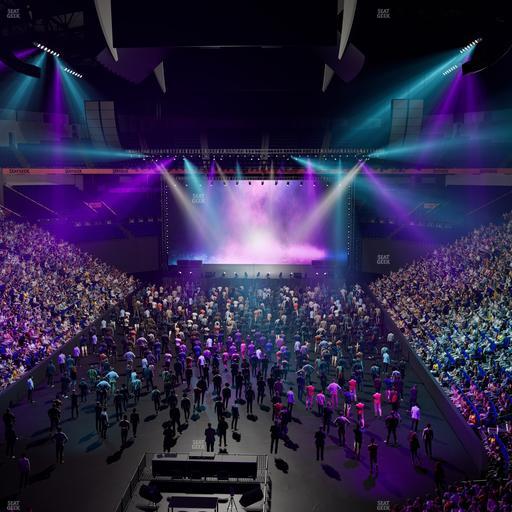 Bridgestone Arena - Section 201 Seat View