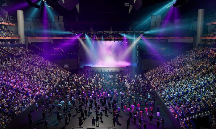 Bridgestone Arena - Section 201 Seat View