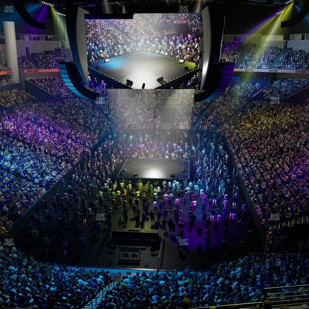 Bridgestone Arena - Section 201 Seat View