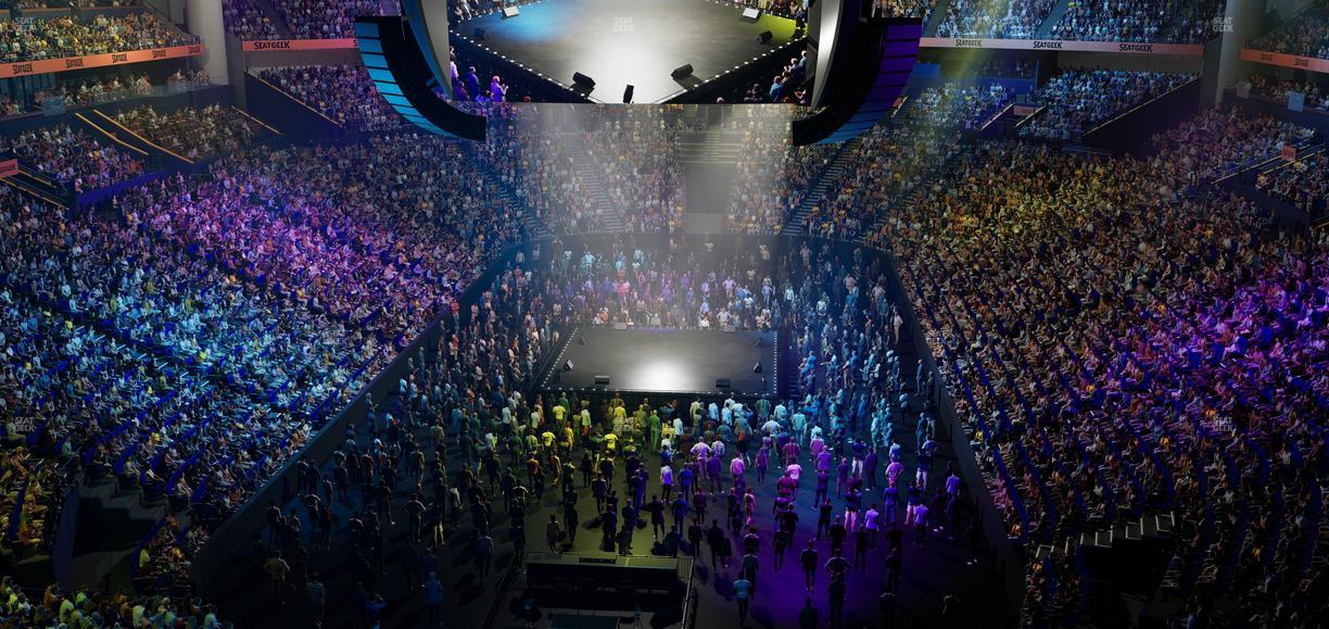 Bridgestone Arena - Section 201 Seat View