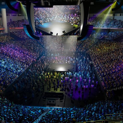 Bridgestone Arena - Section 201 Seat View