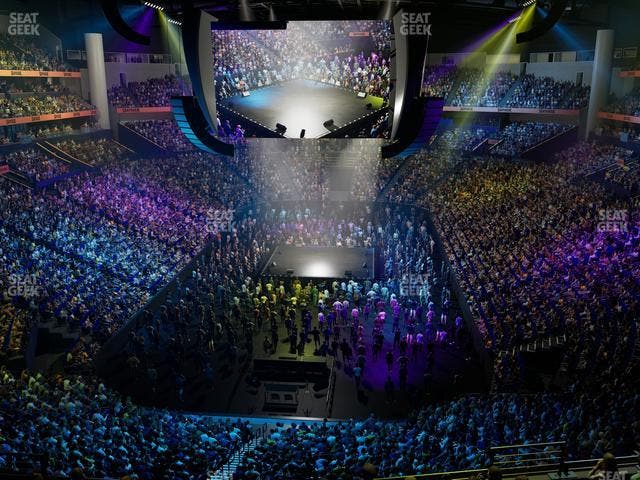 Bridgestone Arena - Section 201 Seat View
