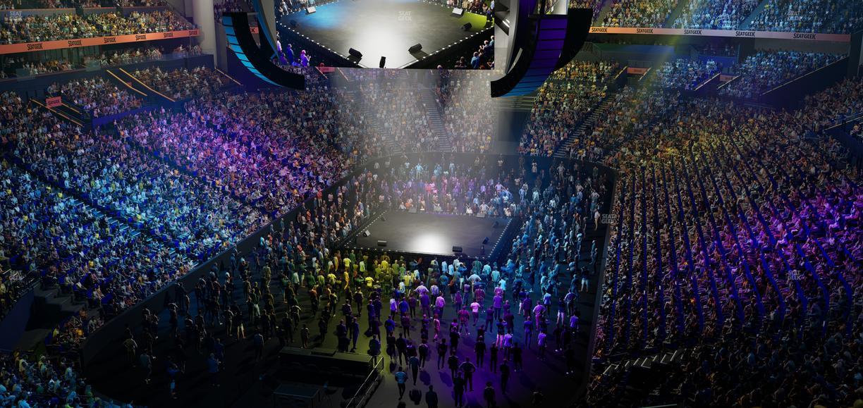 Bridgestone Arena - Section 202 Seat View