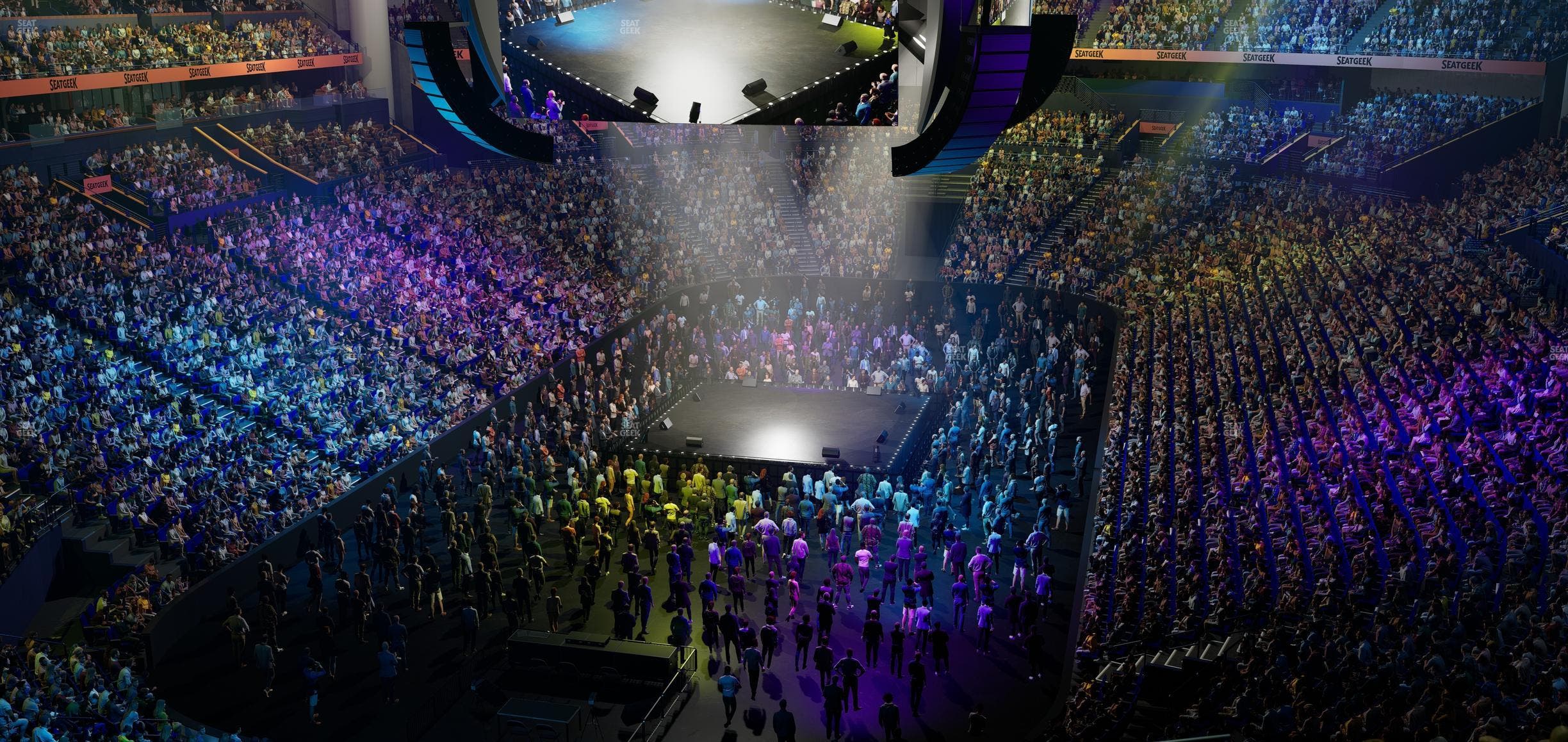 Bridgestone Arena - Section 202 Seat View