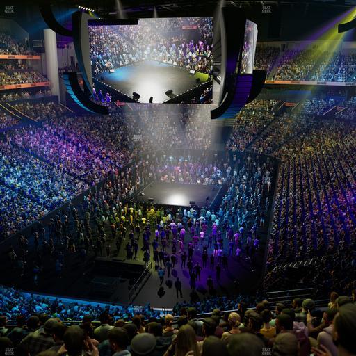 Bridgestone Arena - Section 202 Seat View