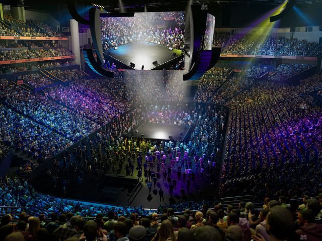 Bridgestone Arena - Section 202 Seat View