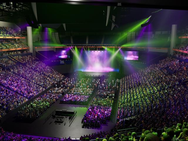 Bridgestone Arena - Section 202 Seat View