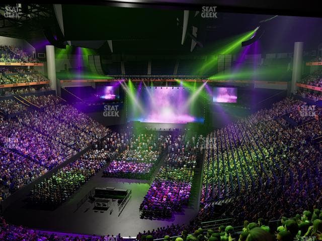 Bridgestone Arena - Section 202 Seat View