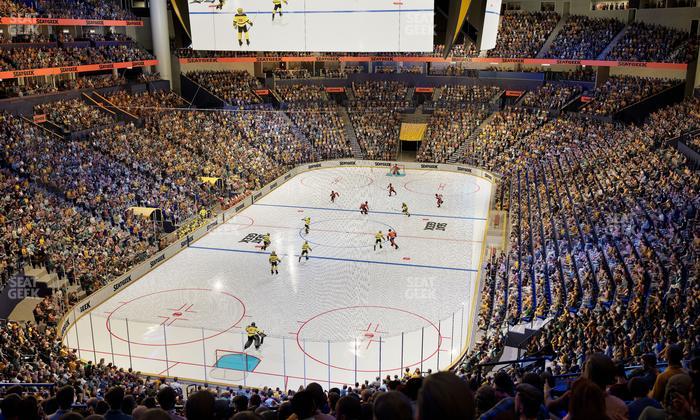 Bridgestone Arena - Section 202 Seat View