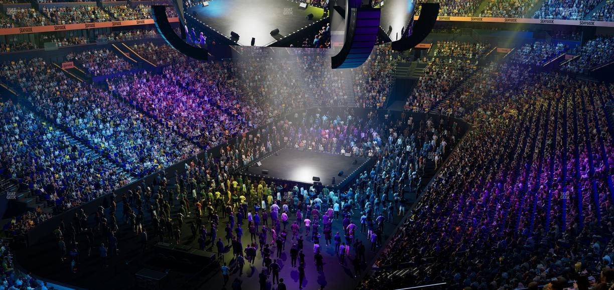 Bridgestone Arena - Section 203 Seat View