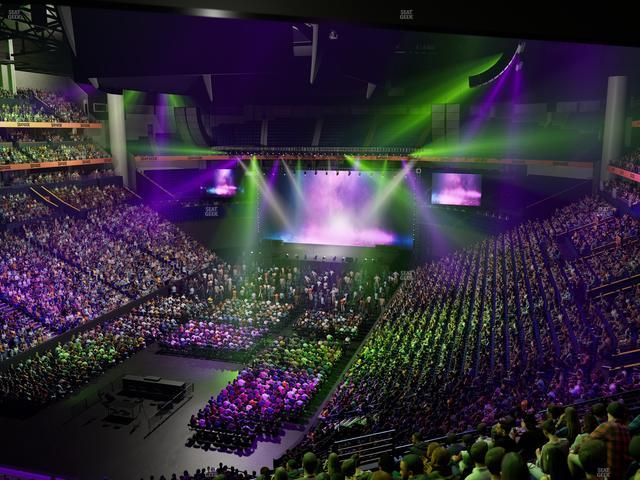 Bridgestone Arena - Section 203 Seat View