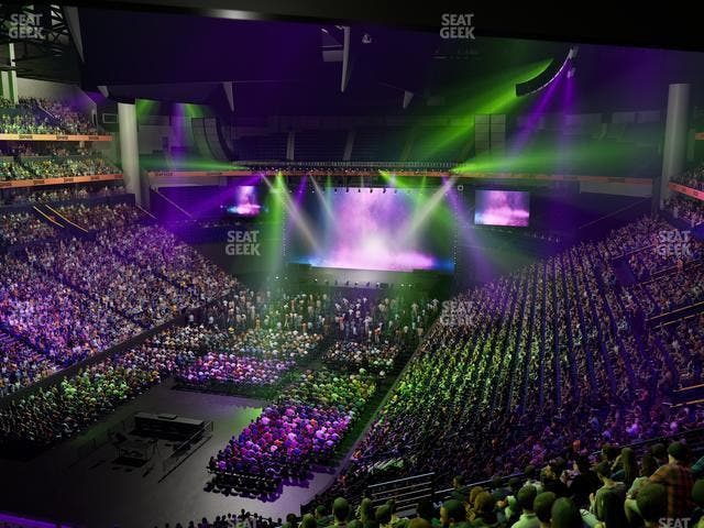 Bridgestone Arena - Section 203 Seat View