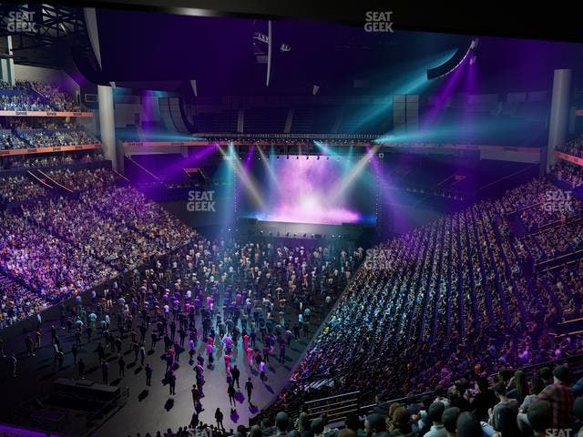 Bridgestone Arena - Section 203 Seat View