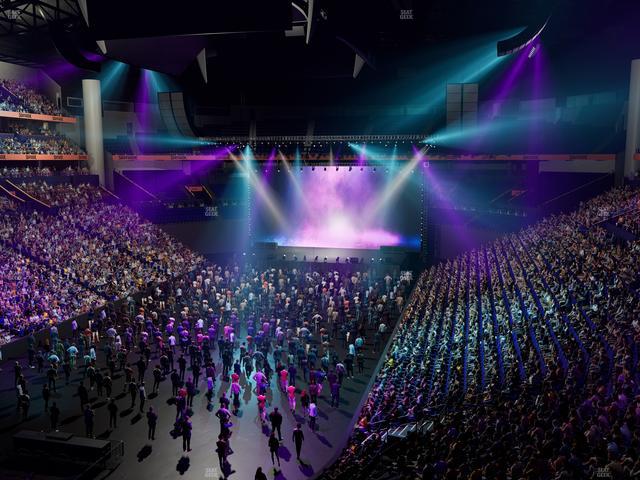 Bridgestone Arena - Section 203 Seat View