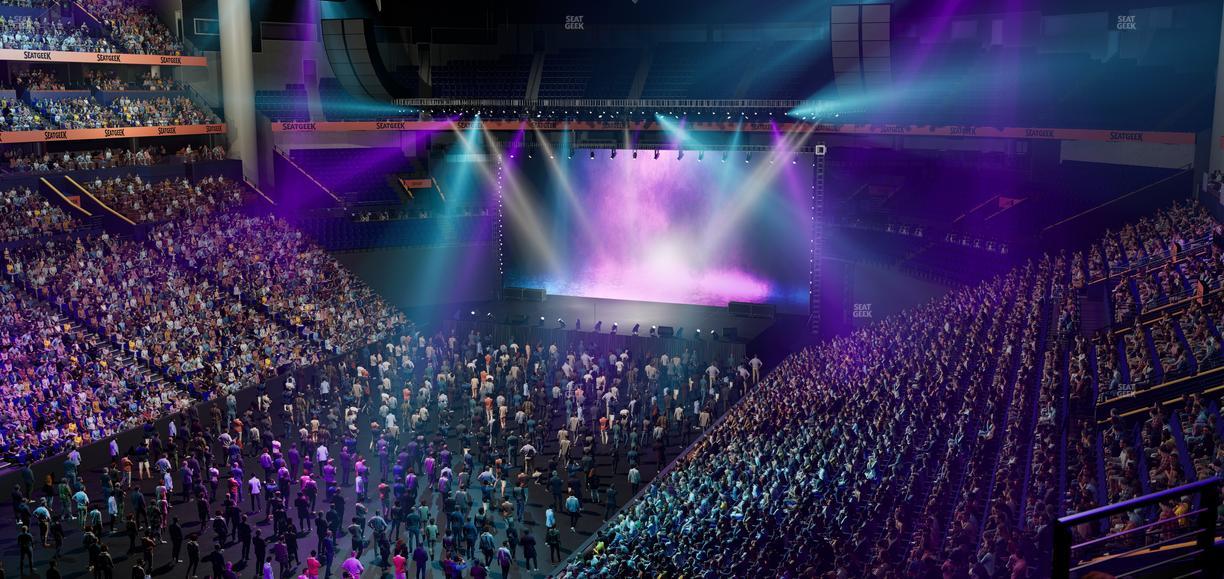 Bridgestone Arena - Section 204 Seat View