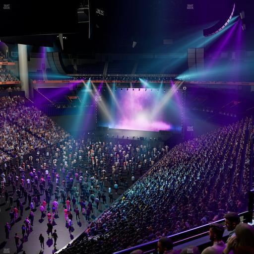 Bridgestone Arena - Section 204 Seat View