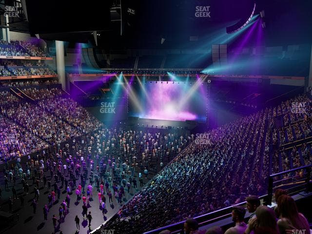 Bridgestone Arena - Section 204 Seat View