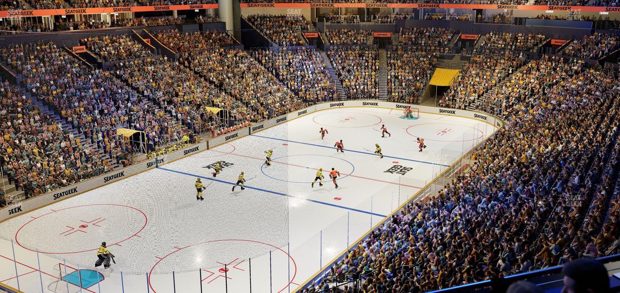 Bridgestone Arena - Section 204 Seat View