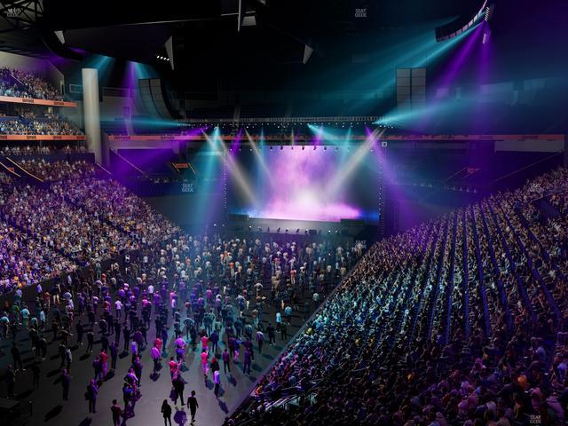 Bridgestone Arena - Section 204 Seat View