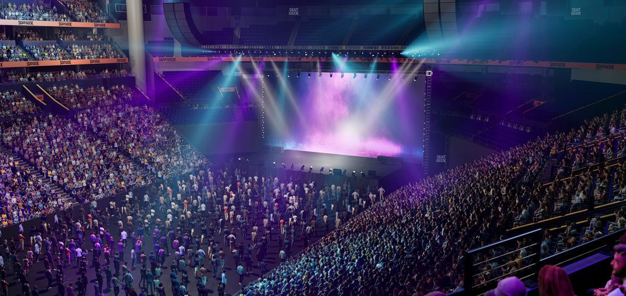 Bridgestone Arena - Section 205 Seat View