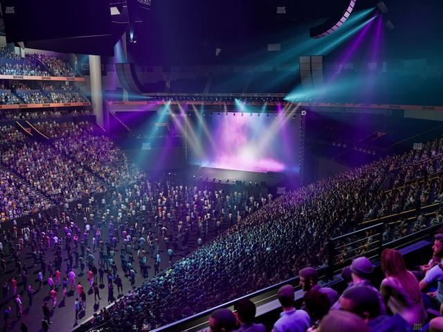 Bridgestone Arena - Section 205 Seat View Bridgestone Arena - Section 205 Seat View