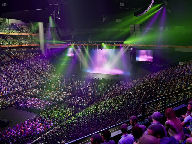 Bridgestone Arena - Section 205 Seat View