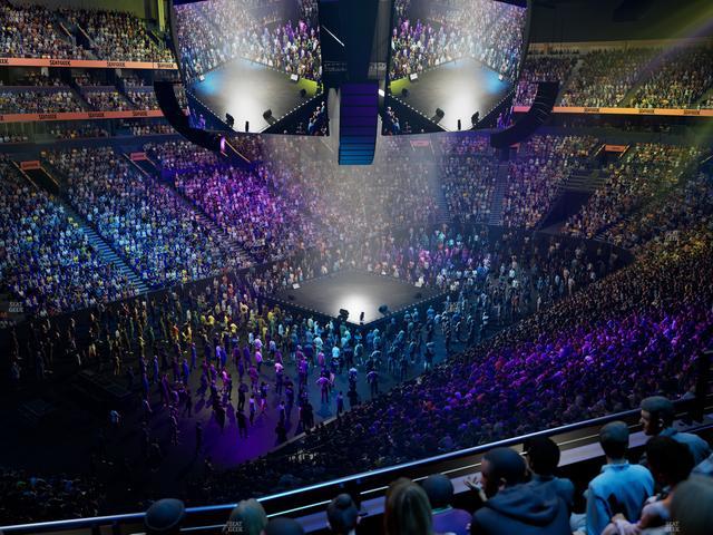 Bridgestone Arena - Section 205 Seat View