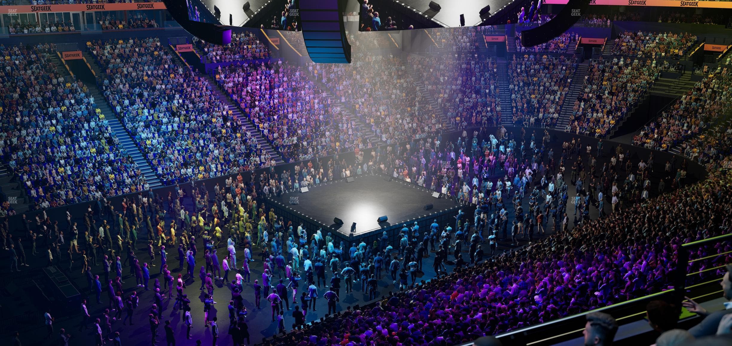 Bridgestone Arena - Section 206 Seat View