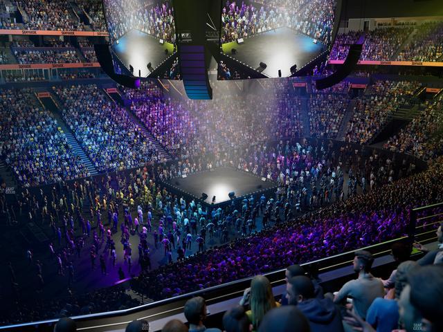 Bridgestone Arena - Section 206 Seat View