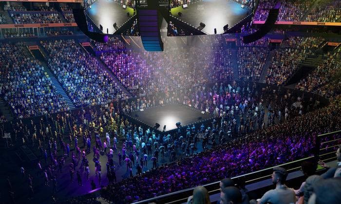 Bridgestone Arena - Section 206 Seat View