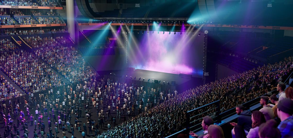 Bridgestone Arena - Section 206 Seat View