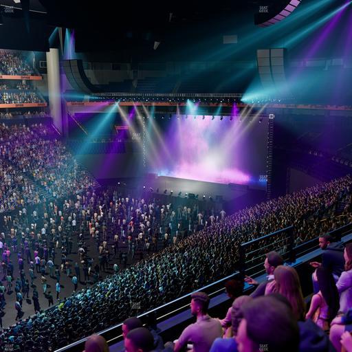 Bridgestone Arena - Section 206 Seat View