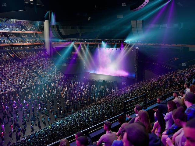 Bridgestone Arena - Section 206 Seat View Bridgestone Arena - Section 206 Seat View