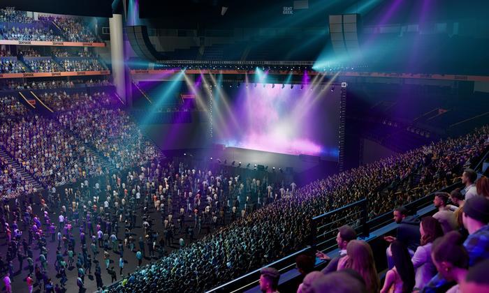 Bridgestone Arena - Section 206 Seat View