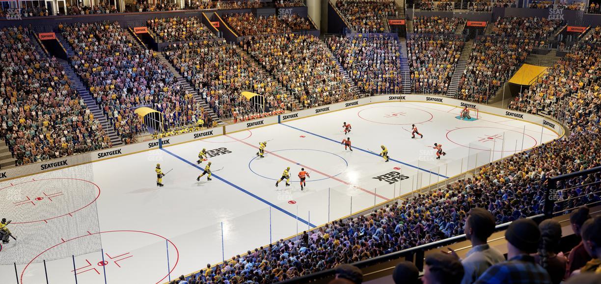 Bridgestone Arena - Section 206 Seat View