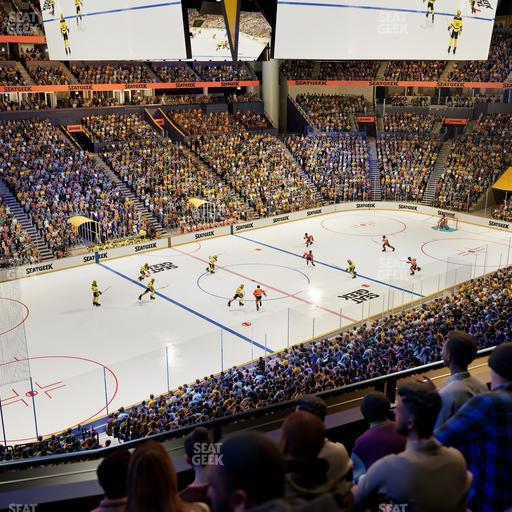 Bridgestone Arena - Section 206 Seat View