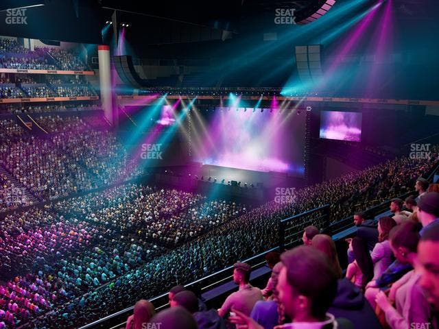 Bridgestone Arena - Section 206 Seat View
