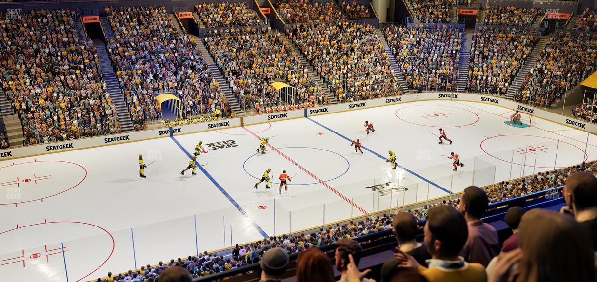 Bridgestone Arena - Section 207 Seat View