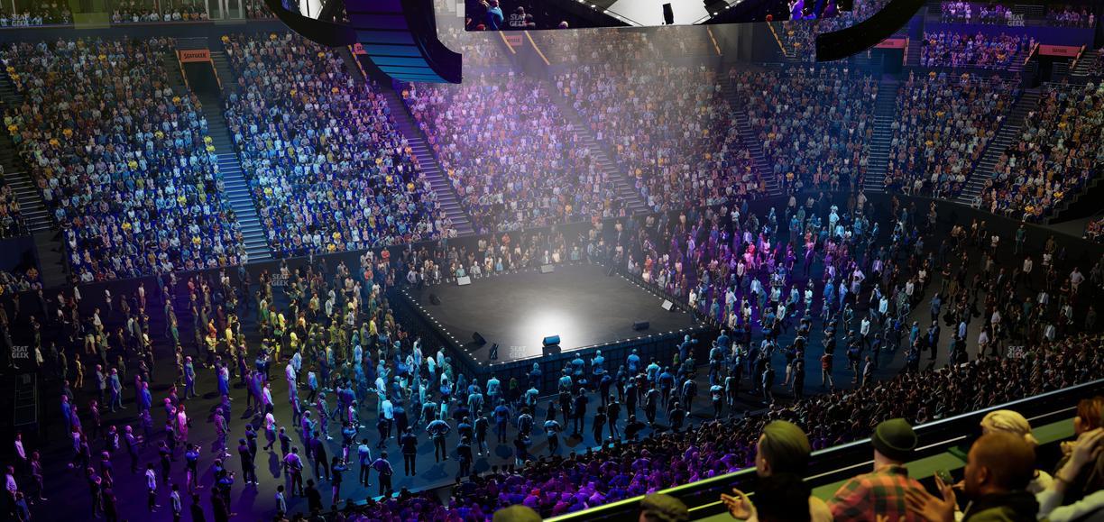 Bridgestone Arena - Section 207 Seat View